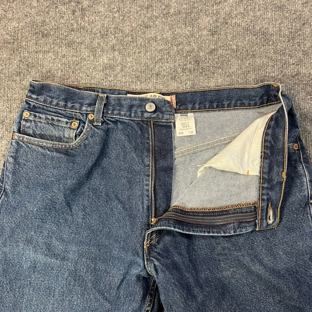 Levi's Men's 505 W36 L32 Regular Fit Jeans Classic Workwear Denim‎ Y2K Dad